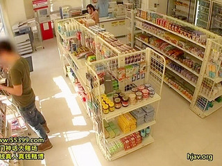 Nippon Porn Queen Aimi's XXX Secret: Fucking Customers at the Store after Losing a Bet on her Huge Tits!