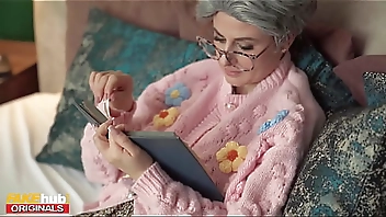 FAKEhub - The Very Horny GILF gets the cobwebs out of her panties before fucking huge cock